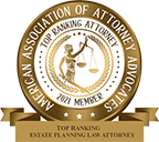 American Association Of Attorney Advocates | Top Ranking Attorney | 2021 Member | Top Ranking Estate Planning Law Attorney